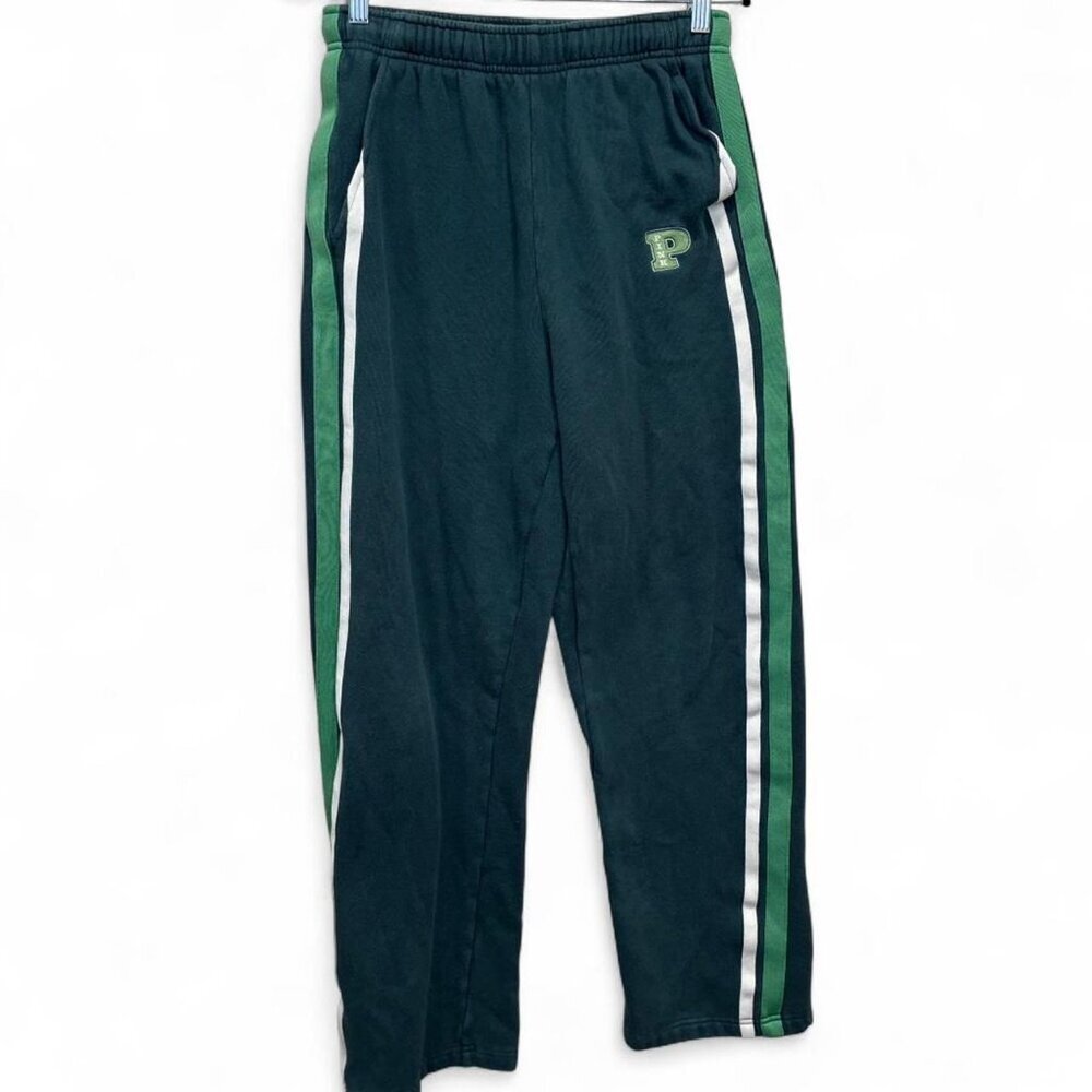 Y2K PINK Victoria’s Secret Green Track Pants Joggers Size Medium
